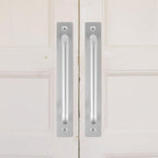 Multi-Purpose Door Handles Balcony Bedroom Cupboard Drawer Pulls Furniture Knobs Kitchen Bar Cabinet Door Handles Grab Hole Free Kitchen Cabinet Handle Furniture Hardwar