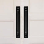 Multi-Purpose Door Handles Balcony Bedroom Cupboard Drawer Pulls Furniture Knobs Kitchen Bar Cabinet Door Handles Grab Hole Free Kitchen Cabinet Handle Furniture Hardwar