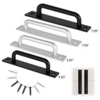 Multi-Purpose Door Handles Balcony Bedroom Cupboard Drawer Pulls Furniture Knobs Kitchen Bar Cabinet Door Handles Grab Hole Free Kitchen Cabinet Handle Furniture Hardwar