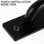 Multi-Purpose Door Handles Balcony Bedroom Cupboard Drawer Pulls Furniture Knobs Kitchen Bar Cabinet Door Handles Grab Hole Free Kitchen Cabinet Handle Furniture Hardwar