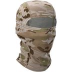 Multicam Camouflage Balaclava Full Face Scarf Mask Hiking Cycling Hunting Army Bike Military Head Cover Tactical Airsoft Cap Men Ski Mask for Men Windproof Thermal Winter Scarf Mask Women Neck Warmer Hood for Cycling Stevvex