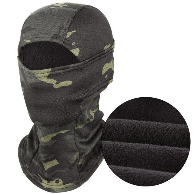Multicam Camouflage Balaclava Full Face Scarf Mask Hiking Cycling Hunting Army Bike Military Head Cover Tactical Airsoft Cap Men Ski Mask for Men Windproof Thermal Winter Scarf Mask Women Neck Warmer Hood for Cycling Stevvex