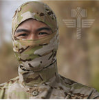 Multicam Camouflage Balaclava Full Face Scarf Mask Hiking Cycling Hunting Army Bike Military Head Cover Tactical Airsoft Cap Men Ski Mask for Men Windproof Thermal Winter Scarf Mask Women Neck Warmer Hood for Cycling Stevvex