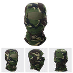 Multicam Camouflage Balaclava Full Face Scarf Mask Hiking Cycling Hunting Army Bike Military Head Cover Tactical Airsoft Cap Men Ski Mask for Men Windproof Thermal Winter Scarf Mask Women Neck Warmer Hood for Cycling Stevvex