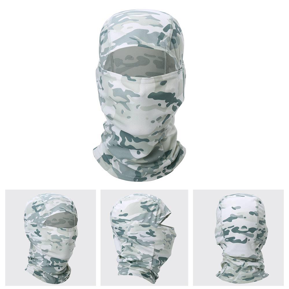 Multicam Camouflage Balaclava Full Face Scarf Mask Hiking Cycling Hunting Army Bike Military Head Cover Tactical Airsoft Cap Men Ski Mask for Men Windproof Thermal Winter Scarf Mask Women Neck Warmer Hood for Cycling Stevvex