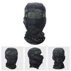 Multicam Camouflage Balaclava Full Face Scarf Mask Hiking Cycling Hunting Army Bike Military Head Cover Tactical Airsoft Cap Men Ski Mask for Men Windproof Thermal Winter Scarf Mask Women Neck Warmer Hood for Cycling Stevvex