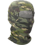 Multicam Camouflage Balaclava Full Face Scarf Mask Hiking Cycling Hunting Army Bike Military Head Cover Tactical Airsoft Cap Men Ski Mask for Men Windproof Thermal Winter Scarf Mask Women Neck Warmer Hood for Cycling Stevvex