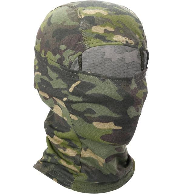 Multicam Camouflage Balaclava Full Face Scarf Mask Hiking Cycling Hunting Army Bike Military Head Cover Tactical Airsoft Cap Men Ski Mask for Men Windproof Thermal Winter Scarf Mask Women Neck Warmer Hood for Cycling Stevvex