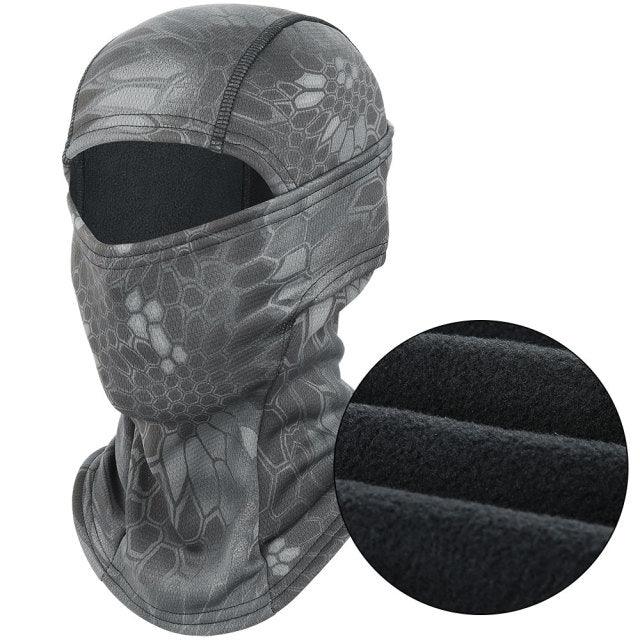 Multicam Camouflage Balaclava Full Face Scarf Mask Hiking Cycling Hunting Army Bike Military Head Cover Tactical Airsoft Cap Men Ski Mask for Men Windproof Thermal Winter Scarf Mask Women Neck Warmer Hood for Cycling Stevvex