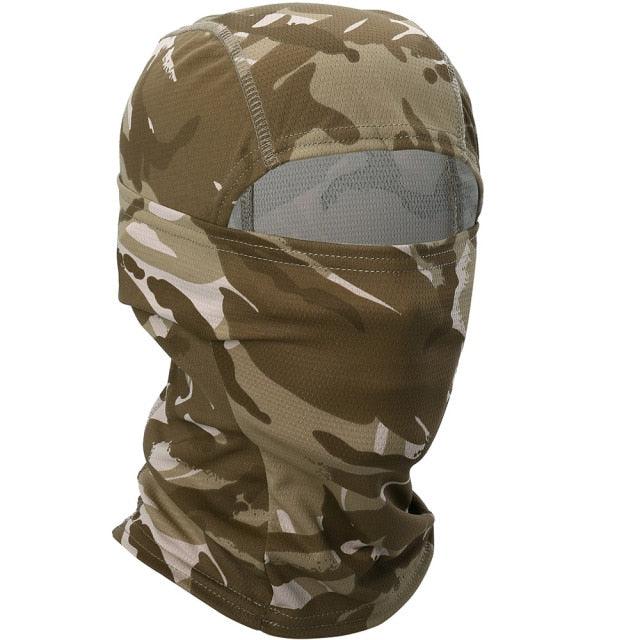 Multicam Camouflage Balaclava Full Face Scarf Mask Hiking Cycling Hunting Army Bike Military Head Cover Tactical Airsoft Cap Men Ski Mask for Men Windproof Thermal Winter Scarf Mask Women Neck Warmer Hood for Cycling Stevvex