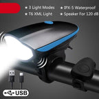 Multifunction Bicycle Light Ultra Bright With Electric 130dB Horn Bicycle Bell Bike Light Rainproof LED Bike Tail Light 2 Pack Bright Bicycle Rear Cycling Safety Flashlight Light Mode Options High Intensity Led Rear Light Fits On Any Bike Stevvex