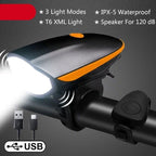 Multifunction Bicycle Light Ultra Bright With Electric 130dB Horn Bicycle Bell Bike Light Rainproof LED Bike Tail Light 2 Pack Bright Bicycle Rear Cycling Safety Flashlight Light Mode Options High Intensity Led Rear Light Fits On Any Bike Stevvex