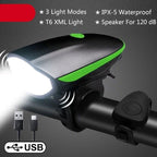 Multifunction Bicycle Light Ultra Bright With Electric 130dB Horn Bicycle Bell Bike Light Rainproof LED Bike Tail Light 2 Pack Bright Bicycle Rear Cycling Safety Flashlight Light Mode Options High Intensity Led Rear Light Fits On Any Bike Stevvex