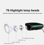 Multifunction Bicycle Light Ultra Bright With Electric 130dB Horn Bicycle Bell Bike Light Rainproof LED Bike Tail Light 2 Pack Bright Bicycle Rear Cycling Safety Flashlight Light Mode Options High Intensity Led Rear Light Fits On Any Bike Stevvex