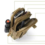 Multifunction Classic Water-Resistant Phone Bag Outdoor Waist Bag Portable Durable Large Capacity Bags Stevvex