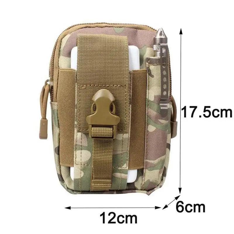 Multifunction Classic Water-Resistant Phone Bag Outdoor Waist Bag Portable Durable Large Capacity Bags Stevvex