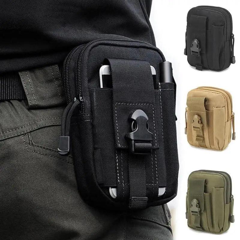 Multifunction Classic Water-Resistant Phone Bag Outdoor Waist Bag Portable Durable Large Capacity Bags Stevvex