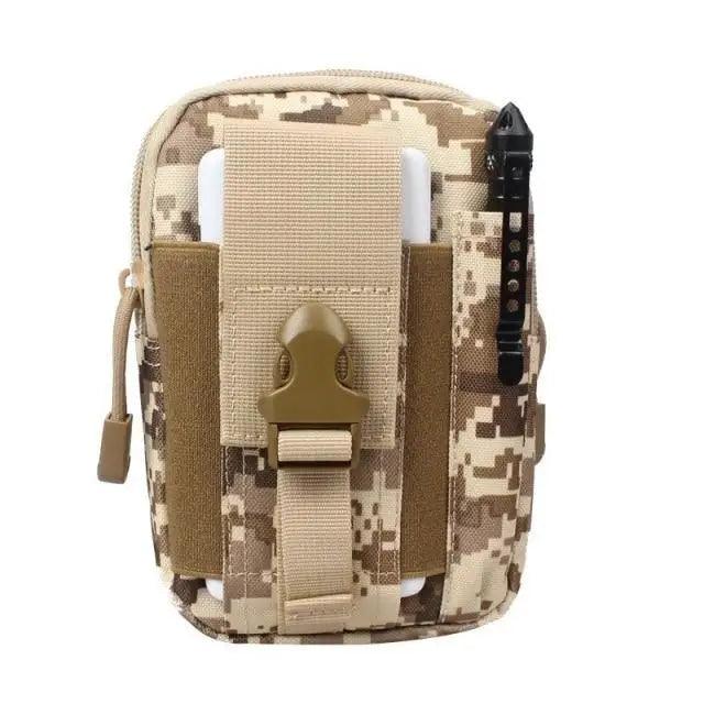 Multifunction Classic Water-Resistant Phone Bag Outdoor Waist Bag Portable Durable Large Capacity Bags Stevvex
