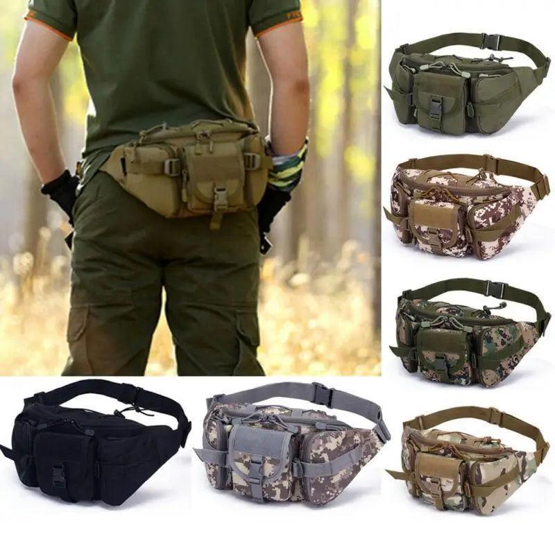 Multifunction Tactical Military Waist Bag Classical Design Outdoor Sports Running Men Travel Fanny Bag Stevvex