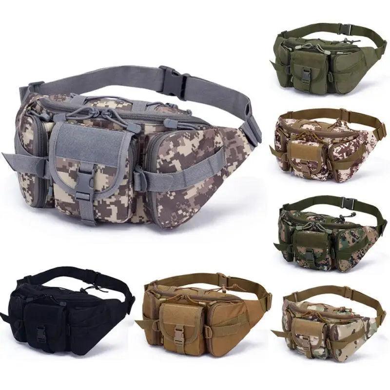 Multifunction Tactical Military Waist Bag Classical Design Outdoor Sports Running Men Travel Fanny Bag Stevvex