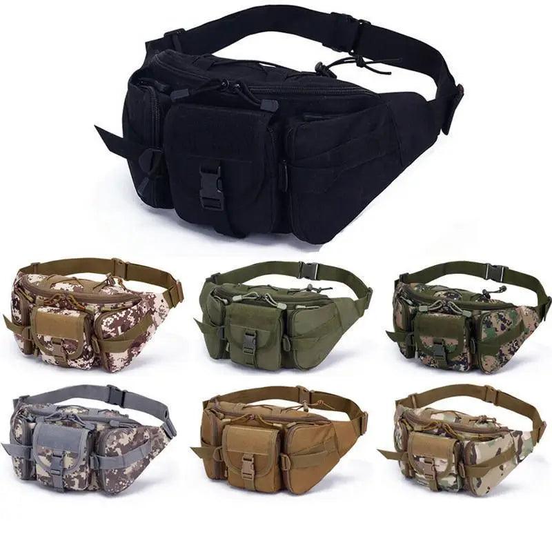 Multifunction Tactical Military Waist Bag Classical Design Outdoor Sports Running Men Travel Fanny Bag Stevvex
