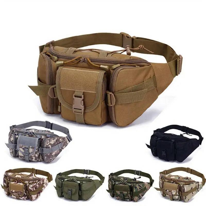 Multifunction Tactical Military Waist Bag Classical Design Outdoor Sports Running Men Travel Fanny Bag Stevvex