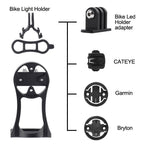 Multifunctional Bike Light Headlight Holder Powerful Flashlight USB Charging LED Bicycle Front Light 5 Light Modes Powerful Waterproof Bicycle Light Easy To Mount Fits All Bicycles 1800 Lumens