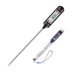 Multifunctional Digital Thermometer For BBQ Food Meat Cake Candy Bake Grill Ultra Fast Kitchen Thermometer with Hold & Calibration Digital Food Thermometer for BBQ Baking Candy Milk Temperature Cooking Thermometer Oven Kitchen Tools Stevvex