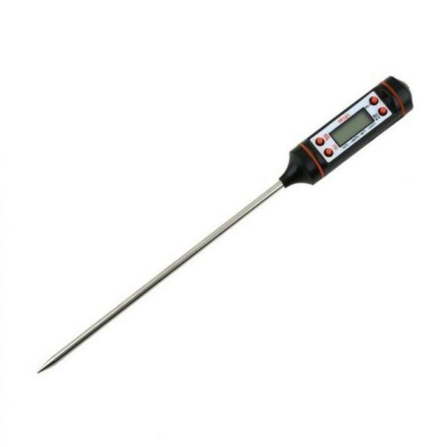 Multifunctional Digital Thermometer For BBQ Food Meat Cake Candy Bake Grill Ultra Fast Kitchen Thermometer with Hold & Calibration Digital Food Thermometer for BBQ Baking Candy Milk Temperature Cooking Thermometer Oven Kitchen Tools Stevvex