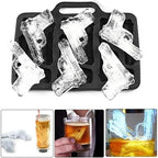 Multifunctional Ice Cube Maker Creative Silica Gel Gun Bullet Skull Shape Tray Mold Home Bar Party Cool Whiskey Wine Ice Cream Bar Tool Stevvex