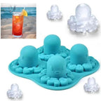 Multifunctional Ice Cube Maker Creative Silica Gel Gun Bullet Skull Shape Tray Mold Home Bar Party Cool Whiskey Wine Ice Cream Bar Tool Stevvex