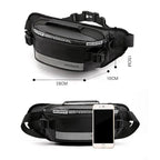 Multifunctional Outdoor Anti-Theft Waist Bag Men Fashionable Waterproof Fanny Pack Adjustable Belt Travel Bag Stevvex