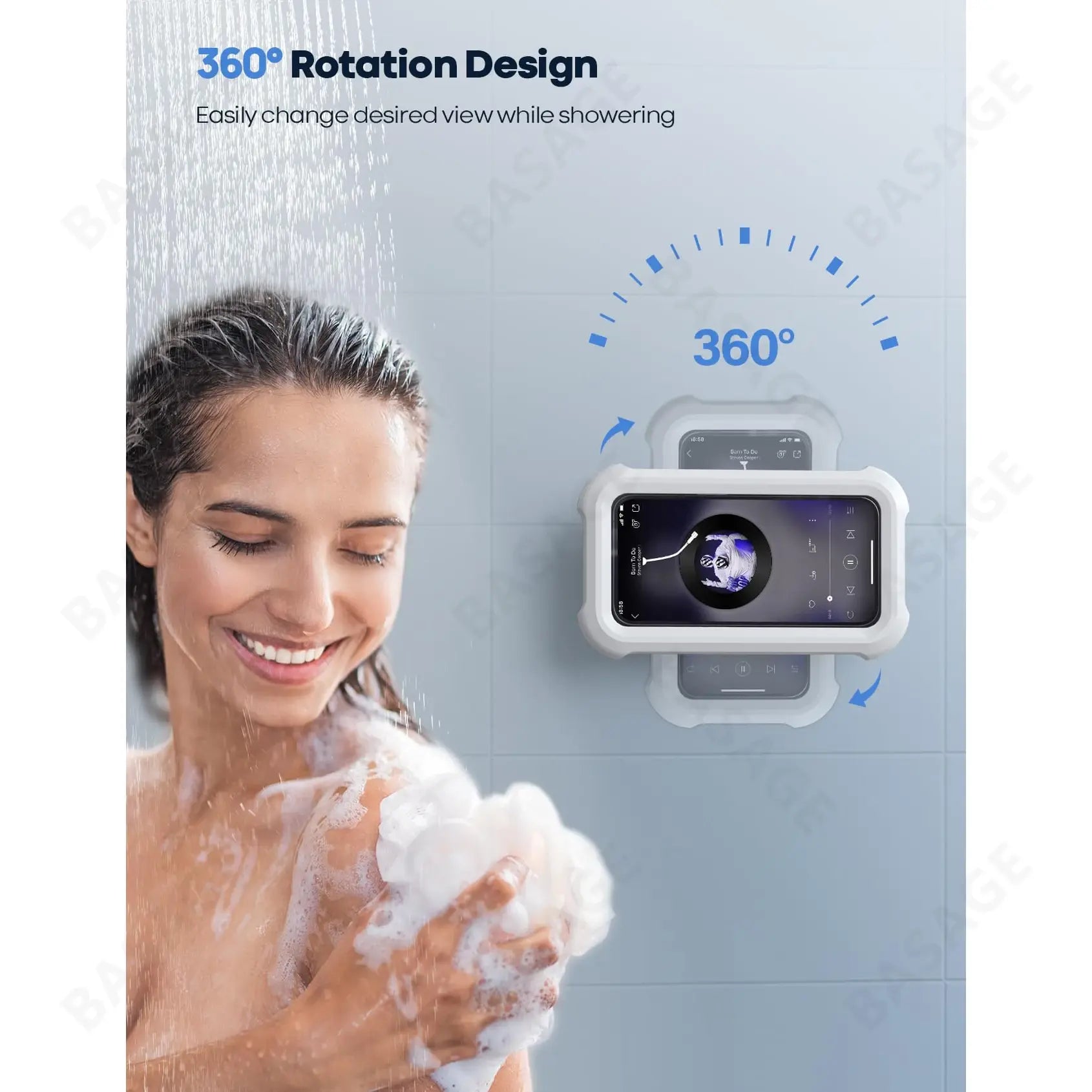 Waterproof Shower Phone Holder Pi-Mart