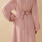 Candy Color Pleated Abaya | Must-have Essential Basic Dress (MA142)
