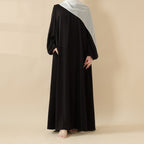 Candy Color Pleated Abaya | Must-have Essential Basic Dress (MA142)