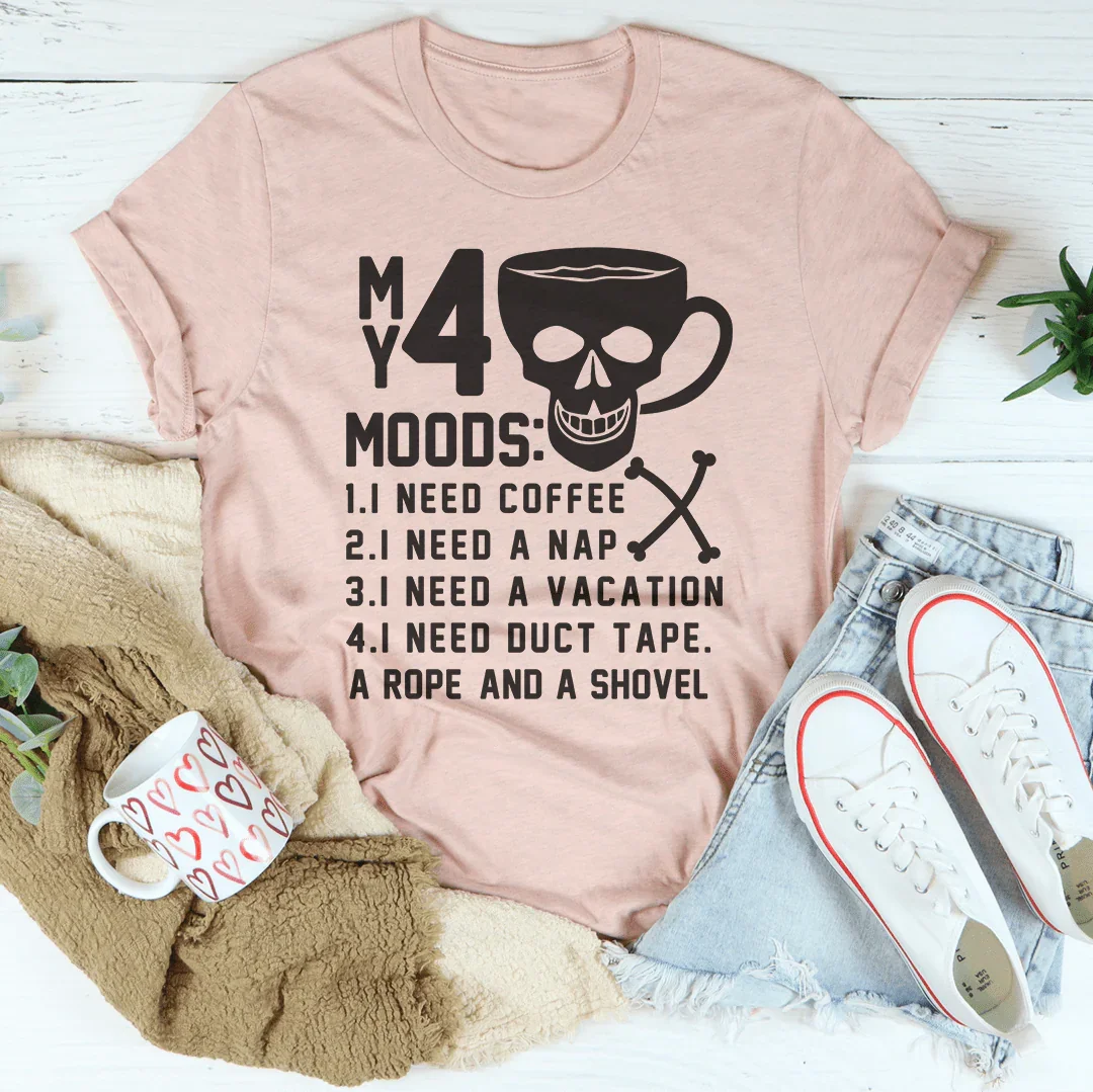My 4 Moods Tee Peachy Sunday
