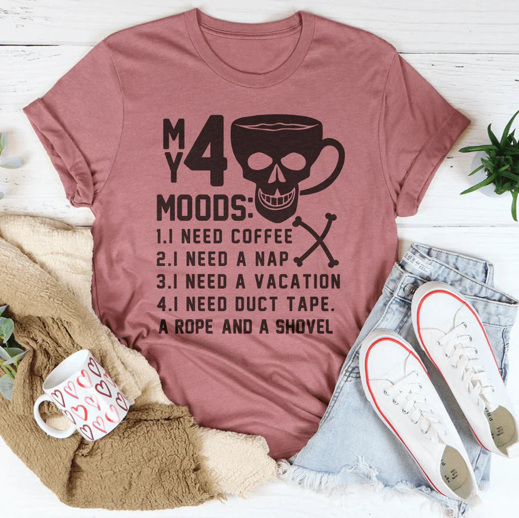 My 4 Moods Tee Peachy Sunday