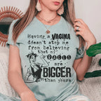 My Balls Are Bigger Than Yours Tee Peachy Sunday