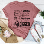 My Balls Are Bigger Than Yours Tee Peachy Sunday