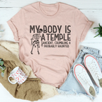 My Body Is A Temple Halloween Tee Peachy Sunday