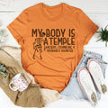 My Body Is A Temple Halloween Tee Peachy Sunday