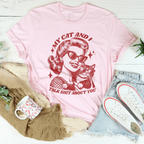 My Cat And I Talk Shit About You Tee Peachy Sunday
