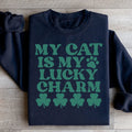 My Cat Is My Lucky Charm Sweatshirt Peachy Sunday