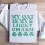 My Cat Is My Lucky Charm Sweatshirt Peachy Sunday