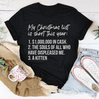 My Christmas List Tee
