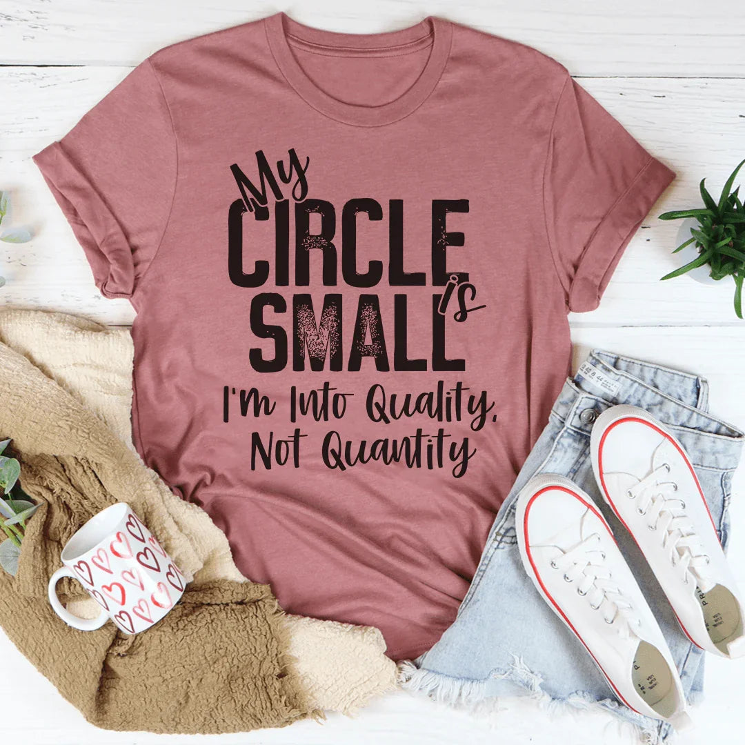 My Circle Is Small Tee Peachy Sunday