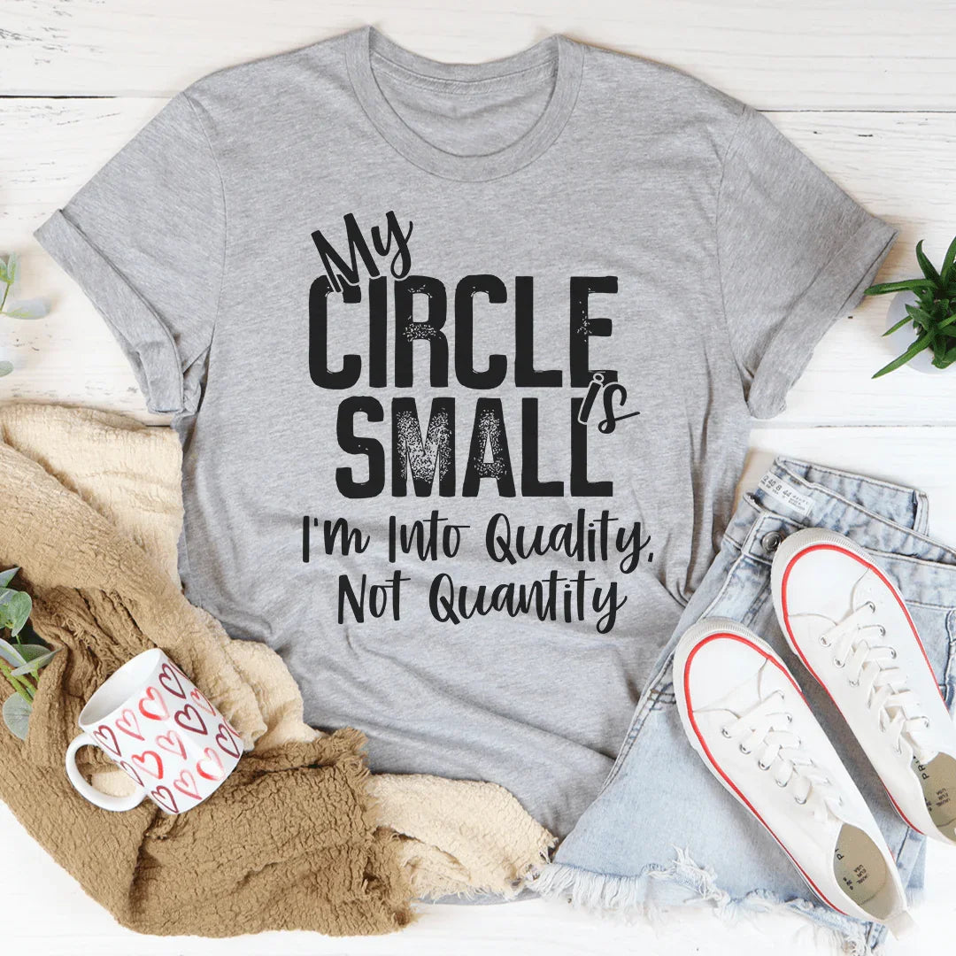 My Circle Is Small Tee Peachy Sunday