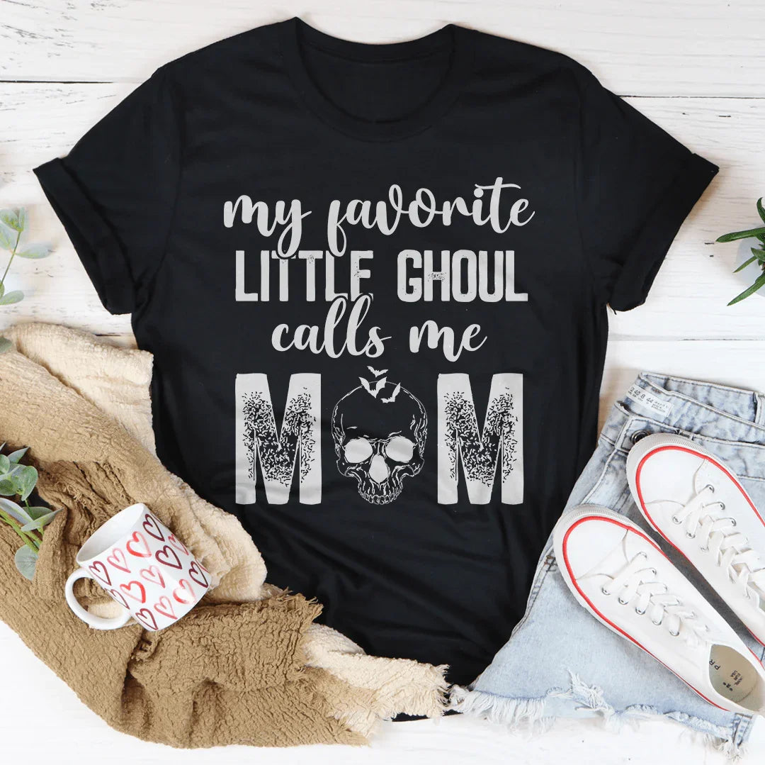 My Favorite Ghoul Call Me Mom Tee Peachy Sunday