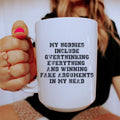My Hobbies Ceramic Mug 15 oz Peachy Sunday