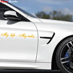"My Life...My Rules... "Car Stickers and Decals Auto Motorcycle Bumper sticker Decal Car Sticker Written Words Occlusion Scratch Decals Auto Sticker Vinyl Sticker Cool Waterproof Decals for Laptop Water Bottles Skateboard Motorcycle Car Bike Stevvex